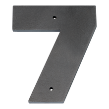 1/4 Inch Thick Laser Cut Steel Letters and Numbers - Proxima Nova Font, Raw Steel, 6 Inch