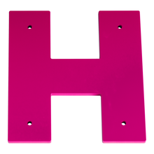 1/4 Inch Thick Laser Cut Steel Letters and Numbers - Proxima Nova Font, Pink, 6 Inch