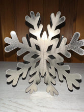 SteelFreak 3D Metal Snowflake Stainless Steel