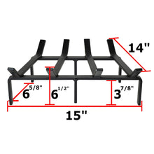 15 Inch Heavy Duty Tapered Fireplace Grate