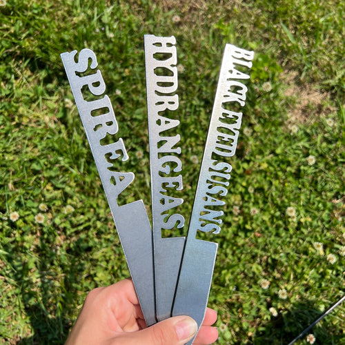 Medium Plant Marker Stakes for Ornamental Plants (Raw Steel)