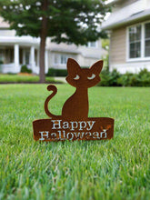 Cat - Halloween Metal Yard Stake