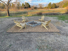 40 x 40 Inch Square Wheel Fire Pit Grate