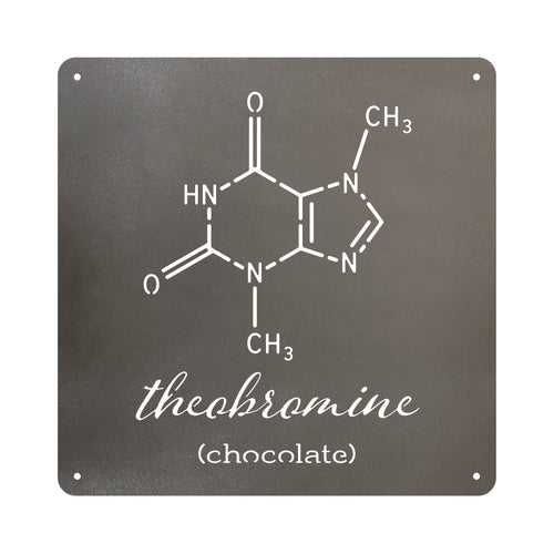 12 x 12 Metal Wall Art - Theobromine